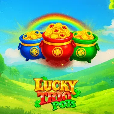 Lucky Trio Pots in the Harry Casino lobby